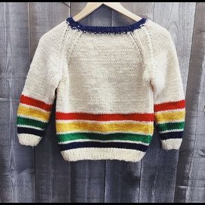 Super cute vintage hand knit sweater